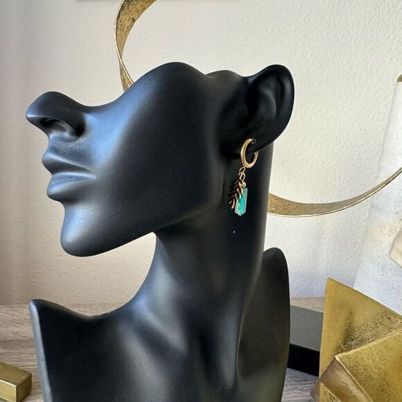 Bohemian hoop earrings N536 - Picture 3 of 4